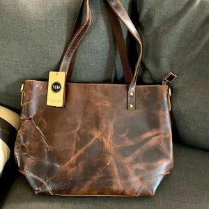 NWT Leather Shoulder Bag